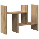vidaXL Organisateur de Bureau Chêne Artisan 34.5x15.5x35.5 cm Bois