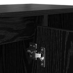 vidaXL Meuble TV Chêne noir 100 x 35 x 55 cm Bois d'ingénierie