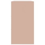 vidaXL Buffet rose 99x39x73 cm acier