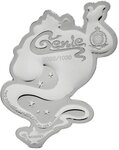 Pièce de monnaie en Argent 2 Dollars g 31.1 (1 oz) Millésime 2025 GENIE
