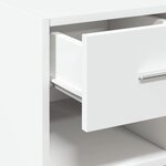 vidaXL Buffet blanc 40x42 5x93 cm bois d'ingénierie