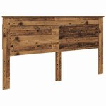 vidaXL Tête de lit Bois Ancien 200 cm Bois d'ingénierie