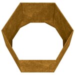 vidaXL Jardinière Rouillé 60x60x45 cm Acier corten