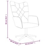 vidaXL Chaise de relaxation Patchwork Tissu