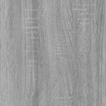 vidaXL Armoire à miroir de salle de bain Sonoma gris 80x20 5x64cm Bois