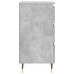 vidaXL Buffet gris béton 40x35x70 cm bois d'ingénierie