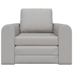 vidaXL Canapé Lit 2-en-1 Gris Nuage 98x71x83 cm Tissu