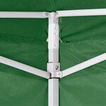 vidaXL Tente de fête 292 x 292 x 315 cm Vert Tissu Oxford
