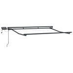 vidaXL Cadre de store manuel avec LEDs 3 5 x 2 m