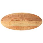 vidaXL Dessus de table 140x60x4 cm bois de chêne massif ovale