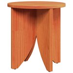 vidaXL Table basse 2 Pièces Marron cire 41 5 x 41 5 x 44 cm