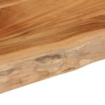 vidaXL Dessus de table 110x40x2 5 cm rectangulaire bois massif acacia