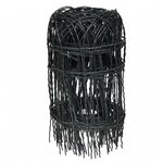 vidaXL Bordure de pelouse Fer enduit de poudre 25x0 4 m