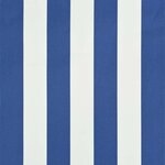 vidaXL Auvent rétractable 400x150 cm Bleu et blanc