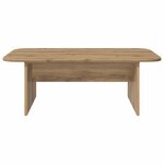 vidaXL Table basse Chêne artisanal 93 x 53 x 33 cm Bois d'ingénierie