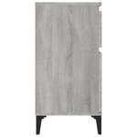 vidaXL Tables de chevet 2 Pièces sonoma gris 40x35x70 cm