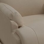 vidaXL Fauteuil inclinable Taupe Similicuir daim