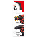 YATO Perceuse sans batterie 18V 40Nm