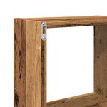 vidaXL Armoire murale 78x18x71 cm vieux bois bois d'ingénierie