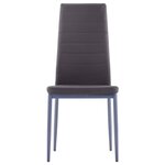 vidaXL Mobilier de salle à manger 5 Pièces Gris
