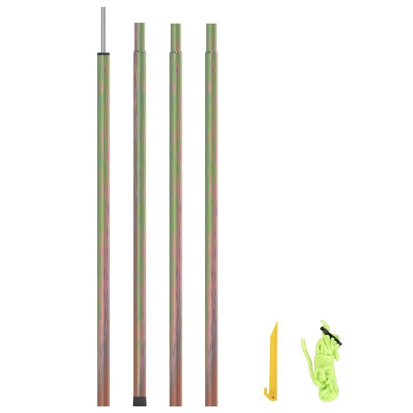 vidaXL Mât de parasol 250 cm Acier galvanisé