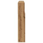 vidaXL Armoire de tête de lit chêne artisanal 180x19x103 5 cm