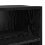 vidaXL Meuble TV Noir 69.5 x 30 x 50 cm Bois d'ingénierie