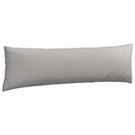 vidaXL Coussins de canapé 2 Pièces Gris 145 x 40 cm tissu