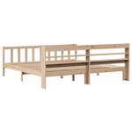 vidaXL Cadre de lit sans matelas 200x200 cm bois massif de pin