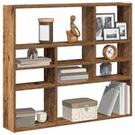 vidaXL Étagère murale vieux bois 90x16x78 cm bois d'ingénierie