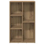 vidaXL Bibliothèque chêne artisanal 50x25x80 cm bois d'ingénierie