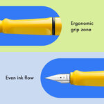 Stylo à plume safari yellow  taille de plume: M LAMY