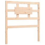 vidaXL Cadre de lit sans matelas 90x200 cm bois de pin massif
