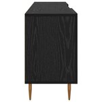 vidaXL Meuble TV Chêne noir 150 x 30 x 50 cm Bois d'ingénierie