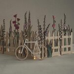 Vélo déco en bois  FSC Mix Credit - Nature