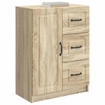 vidaXL Buffet Chêne Sonoma 66 x 34 5 x 87 cm Bois d'ingénierie