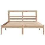 vidaXL Cadre de lit sans matelas 160x200 cm bois massif de pin