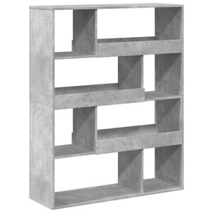 vidaXL Cloison de séparation gris béton bois d'ingénierie