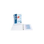 Classeur PP personnalisable Kreacover - 4 anneaux en D 60mm - A4 maxi, blanc EXACOMPTA