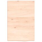 vidaXL Étagère murale 40x60x(2-4) cm bois de chêne massif non traité