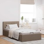 vidaXL Cadre de lit à rangement hydraulique sans matelas 90x200 cm