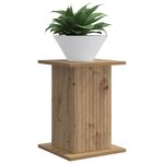 vidaXL Support de Plante Chêne artisanal 30 5 x 30 x 43 cm