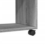 vidaXL Armoire roulante sonoma gris 37x33x42 5 cm bois d'ingénierie