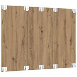 vidaXL Ensemble meuble TV Chêne artisanal 120 x 23 5 x 90 cm