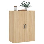 vidaXL Armoire murale chêne sonoma 69 5x34x90 cm