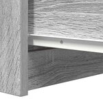 vidaXL Buffet avec tiroirs sonoma gris 37 5x35x99 cm bois d'ingénierie