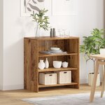 vidaXL Buffet Vieux Bois 70x41x75 cm Bois d'ingénierie