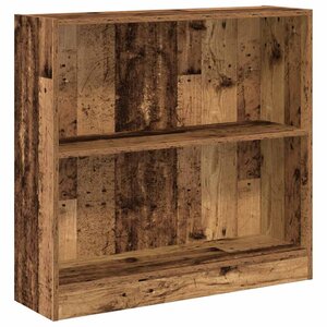 vidaXL Bibliothèque vieux bois 80x24x76 cm bois d'ingénierie