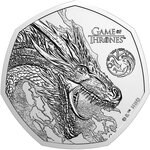 Monnaie FIRE Game of Thrones Cupronickel 50 Pence United Kingdom 2026