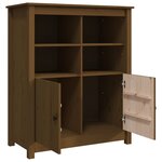 vidaXL Buffet Marron miel 83x41 5x100 cm Bois massif de pin